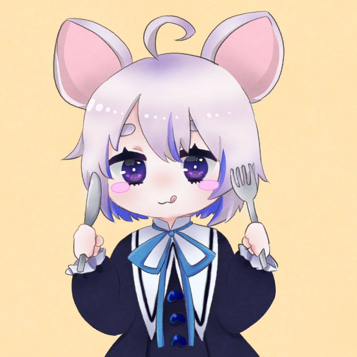 SNS用アイコン最低価格でお描きします デフォルメキャラのアイコンを作成致します。 イメージ1