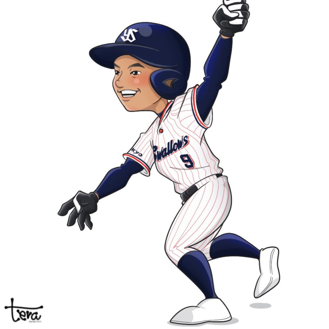 野球イラスト専門⚾️可愛い野球イラスト描きます ピッチング•バッティング•守備ポーズなんでもOKです！ イメージ9