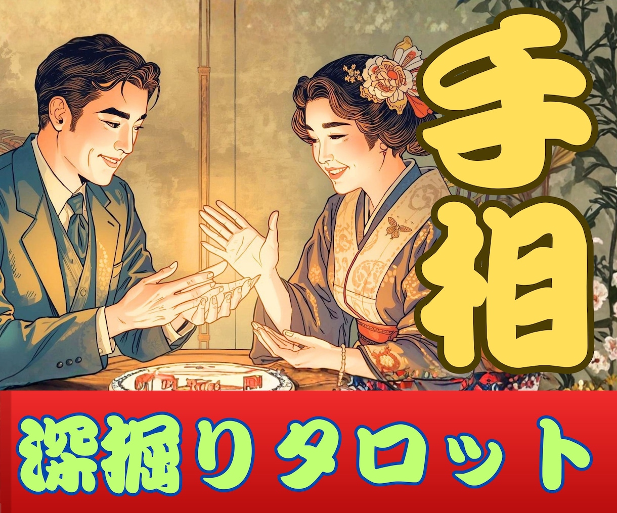 手相画像を鑑定しチャット３０分でお伝えします 気になる運を１つ☆ ご質問をタロットでさらに深堀りします イメージ1
