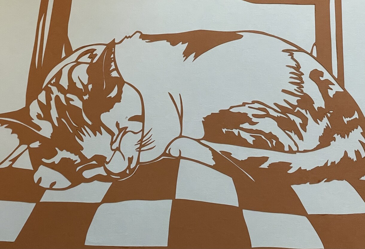 イラストを切り絵にします カラー、モノクロどちらも制作できます イメージ8