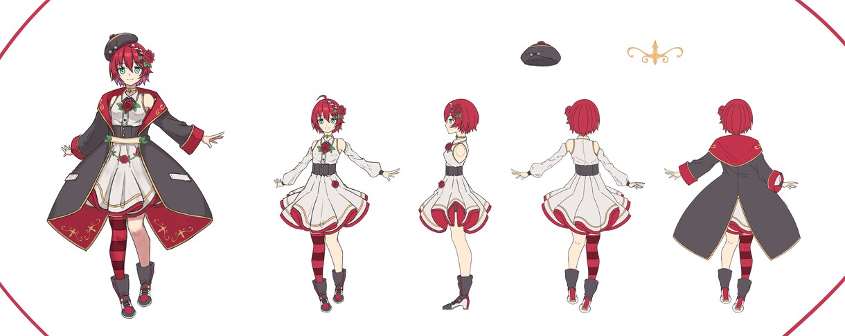 女性のVtuberキャラクターデザイン承ります 【キャラデザ：先着1名　30,000円→20,000円】 イメージ3