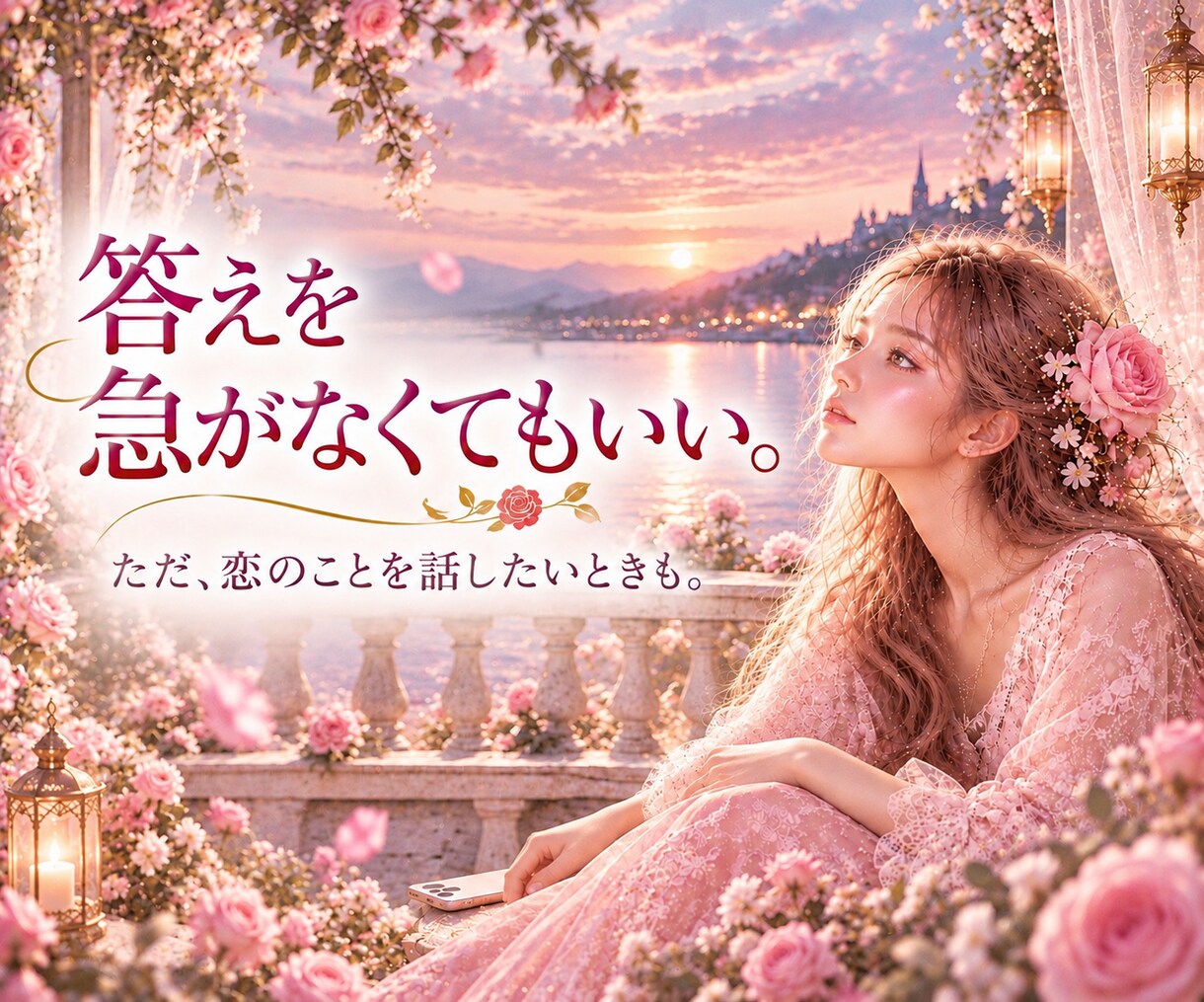 好きな人のことで揺れるお気持ちをお聴きします LINEや相手の言葉が気になるとき、今の気持ちを話せます イメージ4