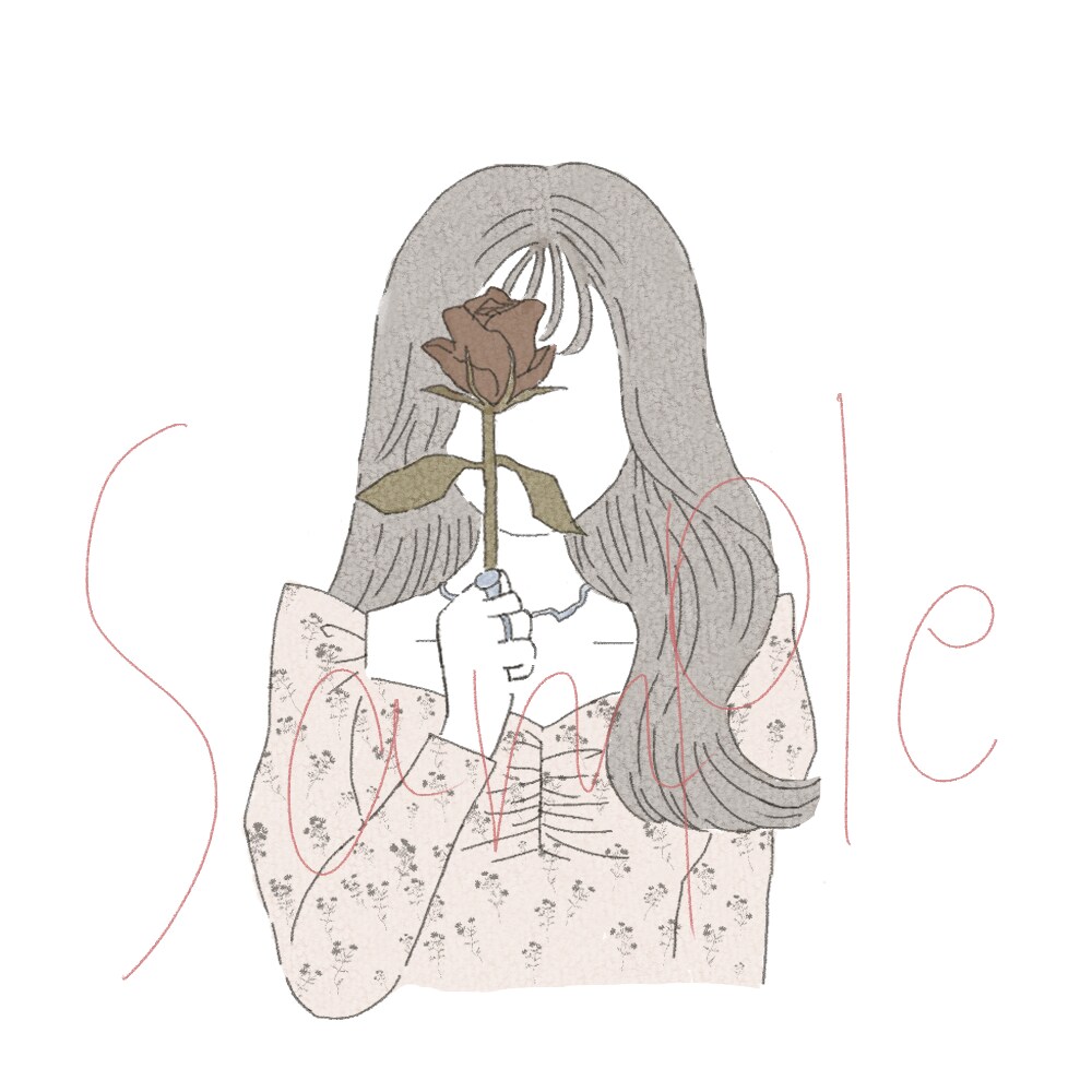 韓国風のお洒落なアイコンイラスト描きます ★あえて顔を描かないお洒落なイラスト★SNSにどうぞ イメージ2