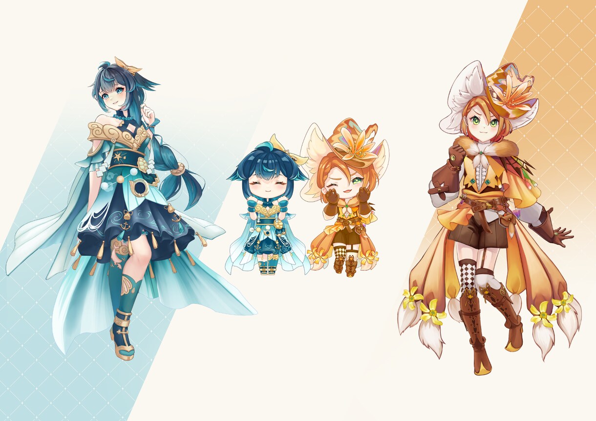 VTuber   IRIAMの立ち絵を描きます 理想のキャラクター作りをお手伝いします！ イメージ7