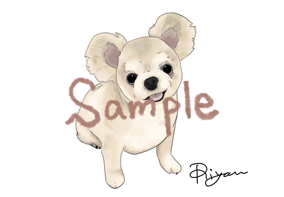 ペット、動物をゆるふわタッチで描きます リアルに近い絵を描くのが得意です イメージ8