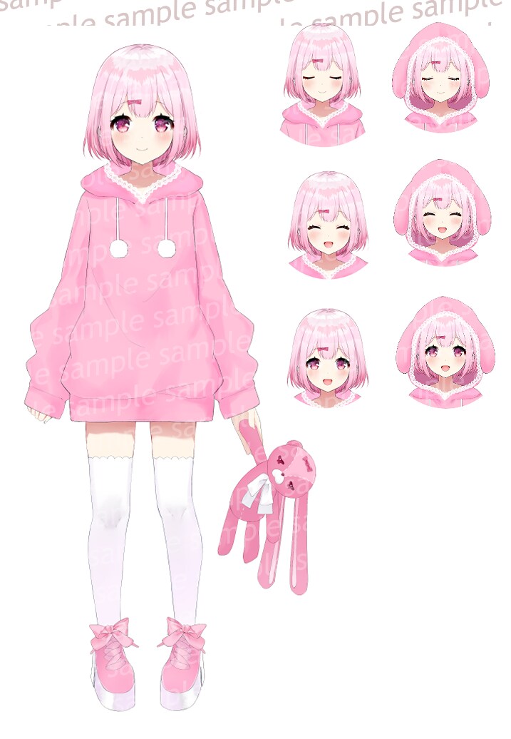 LIVE2D用のパーツ分けイラストを作成致します これからVTuberデビューを考えられている方どうぞ！ イメージ2
