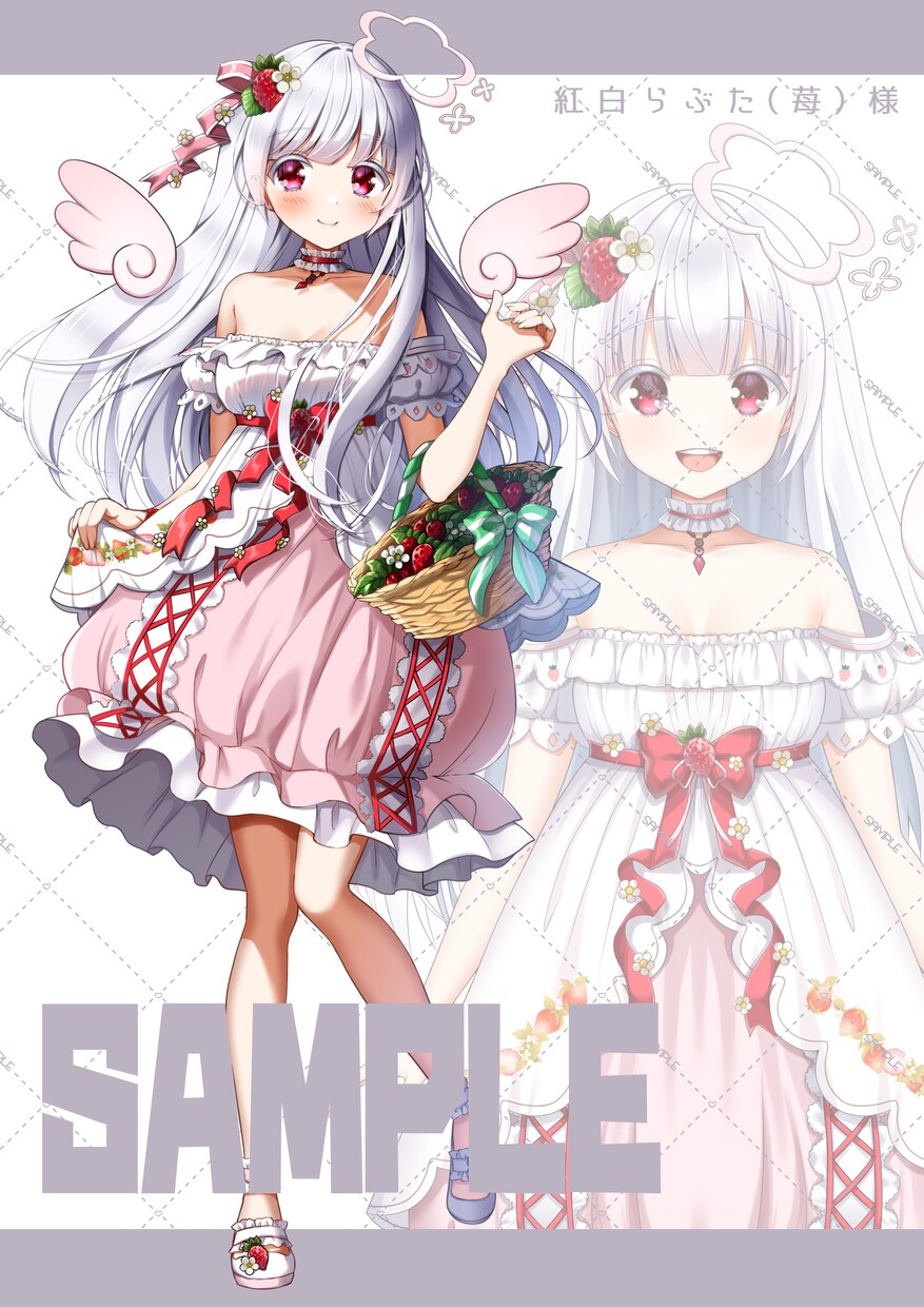 Vtuber向けLive2D用イラストを作成します キャラデザ、イラスト、パーツ分けまでお任せください！ イメージ5