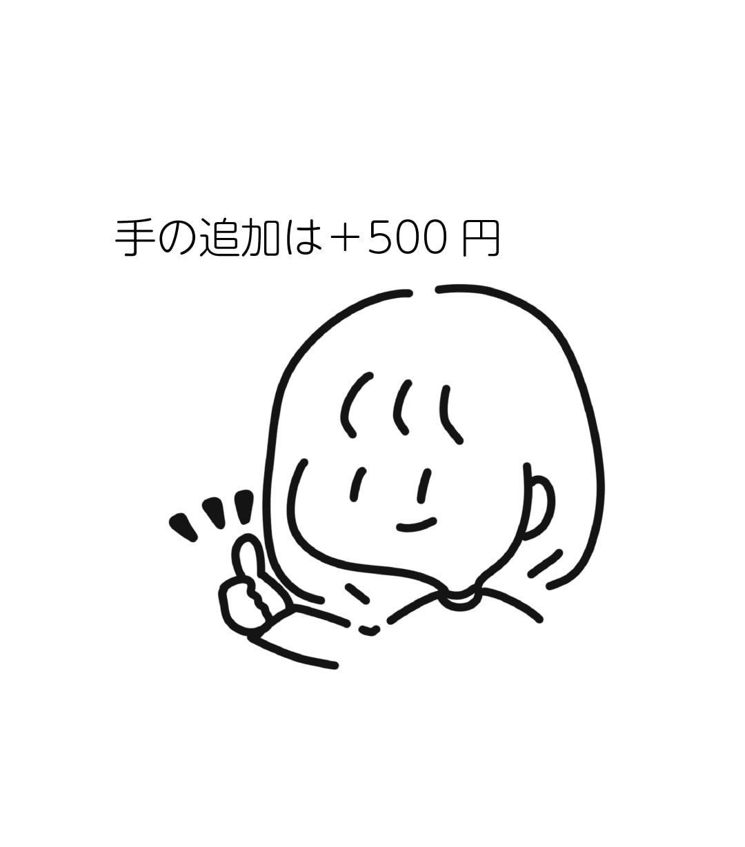 即日可★シンプルかわいいアイコン描きます シンプルだけど個性的な線画アイコンお描きします♪ イメージ3