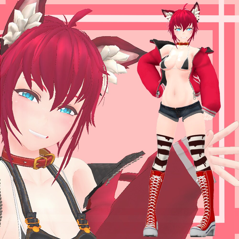 Vtuber向け3Dモデリング依頼承けたわまります Vtuber・VRchat向け3Dモデリング依頼 受付中！ イメージ9