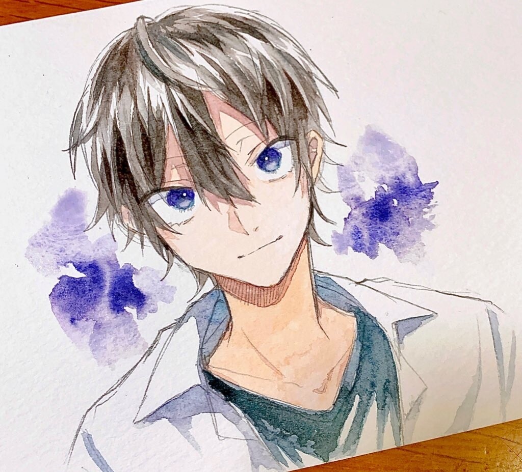 水彩画アイコン描きます 《自分のイメージやオリジナルキャラをアイコンにしたい方へ》 イメージ3