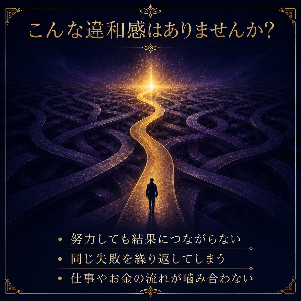 魂のズレを特定し今進むべき方向を鑑定します 努力が報われない原因と、流れを好転させる1歩を読み解きます イメージ2