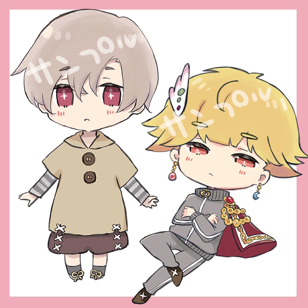 商用利用OK】ミニキャラクターを描きます VtuberやSNSアイコンにかわいいミニキャラをどうぞ イメージ5