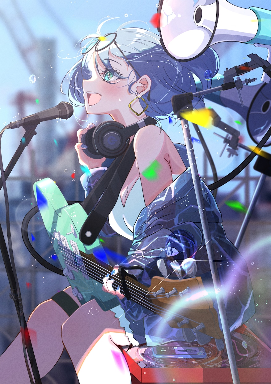 目を惹く華やかな一枚絵を描きます 光と彩度の映える世界観イラスト イメージ2