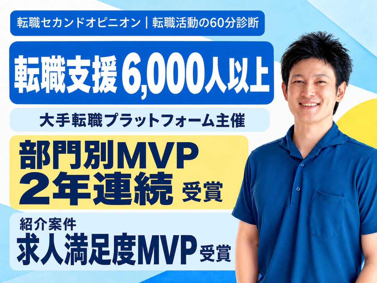 納得感のない「もったいない転職活動」から脱却します 余計な時間と労力を減らす「あなた専用の転職活動」へ！ イメージ1
