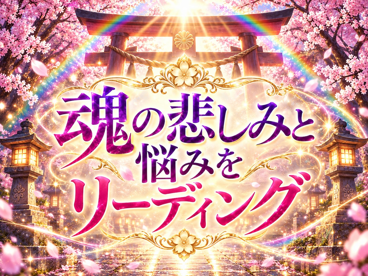 魂の悲しみと悩みをリーディングします 理由のない苦しみをやさしく紐解きます イメージ1