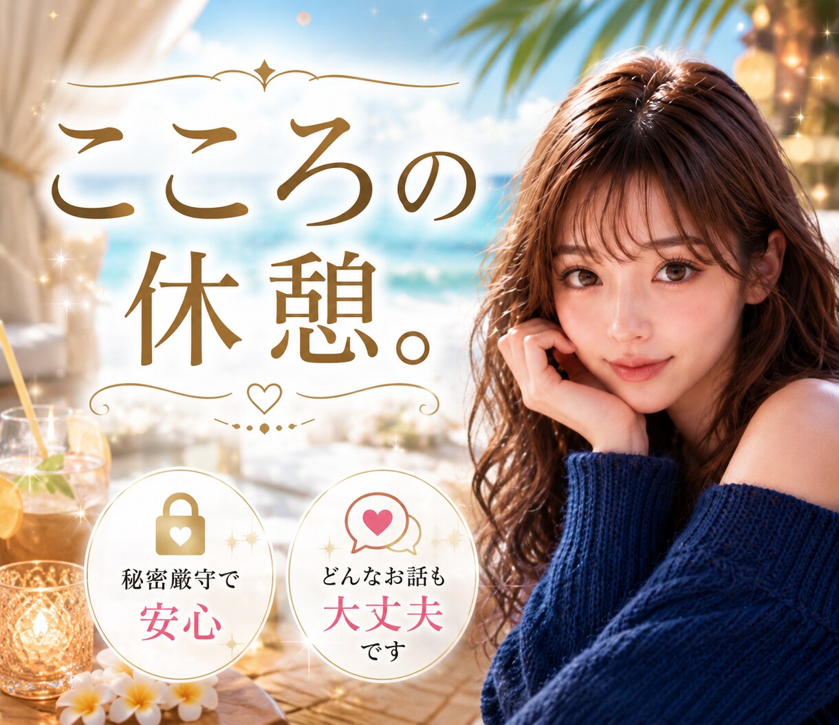30分♡今すぐお話お聞きします 30分限定♡あなたのこころを休ませてください◡̈♥︎ イメージ1