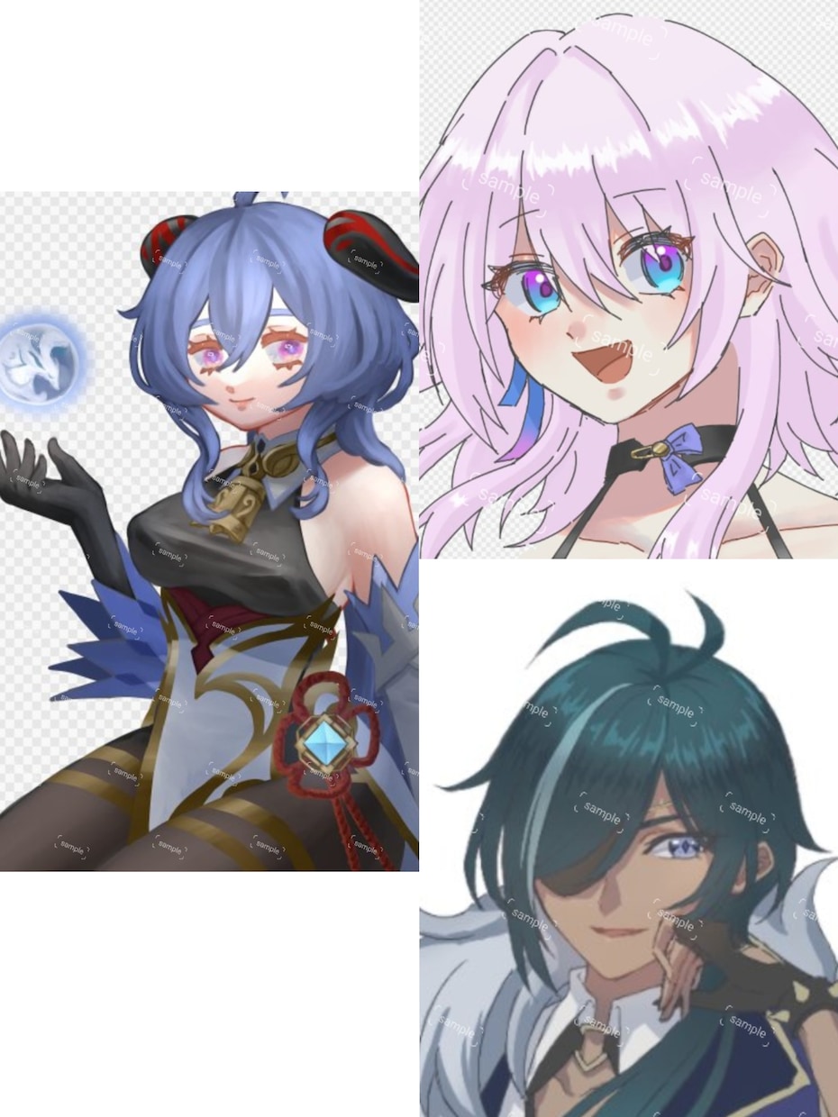 イラストオーダー承ります 絵柄色々描けます！あなたのご希望に沿ったイラストを描きます！ イメージ3