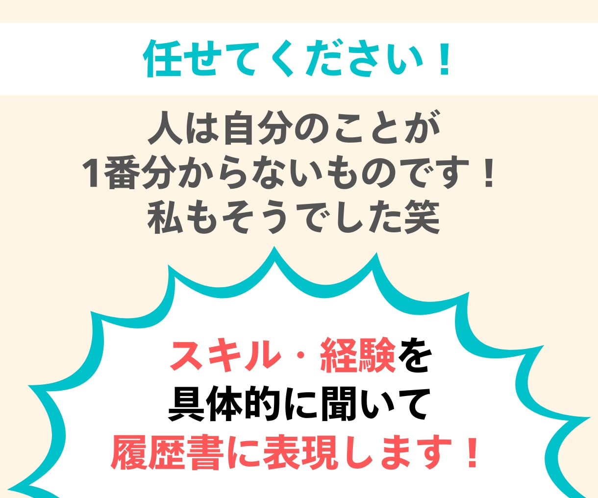 選考通過90％以上〉のデザイナーが添削します 50社選考を受けましたが履歴書で落ちたのは2社だけです。 イメージ8