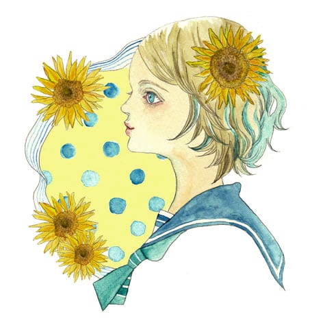 アナログ画材でSNSアイコン描きます アイコンも個性派志向のあなたへ耽美系アナログイラスト イメージ1