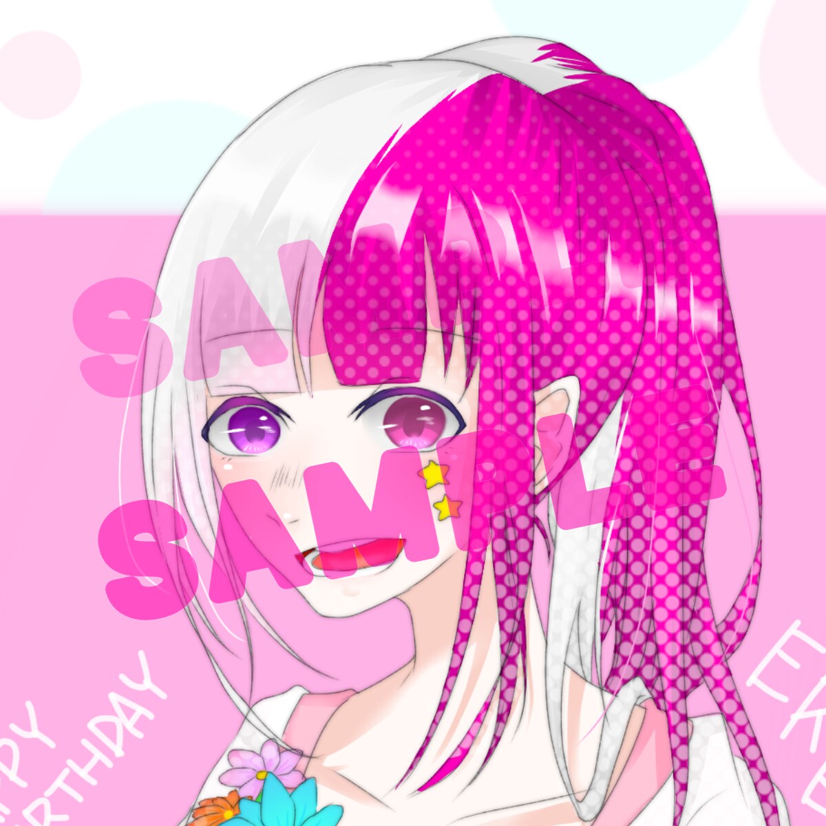 あなただけのアイコンを描きます 他人が使えない自分のみ使えるアイコン(イラスト)が欲しい方へ イメージ2