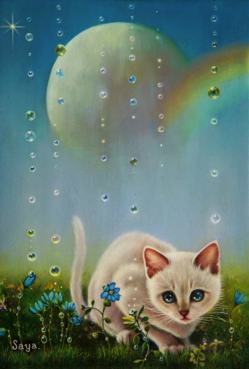 猫好きのプロの画家があなたの愛猫を油絵で描きます 世界一可愛い愛猫チャンをアート世界の主役として描きます イメージ8