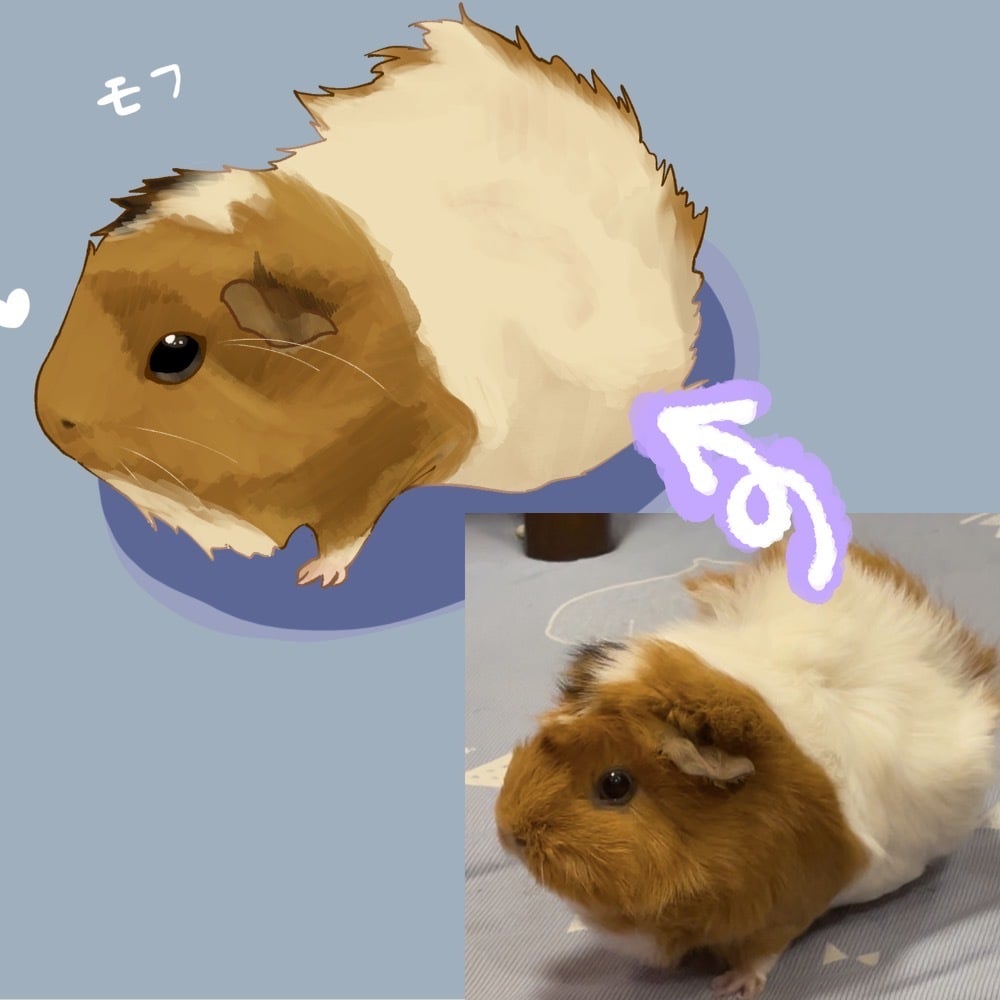 ペット・動物の似顔絵イラストを描きます 表情・ポーズはそのままに、優しいタッチのイラストにします！ イメージ2