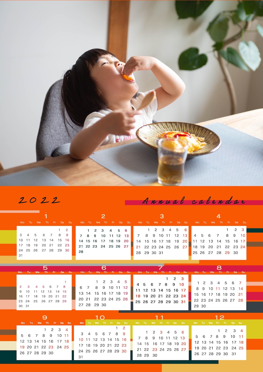 オリジナルカレンダーをデザイン・印刷します 壁掛け用、デスク用、年間カレンダーなど様々な用途に対応 イメージ3