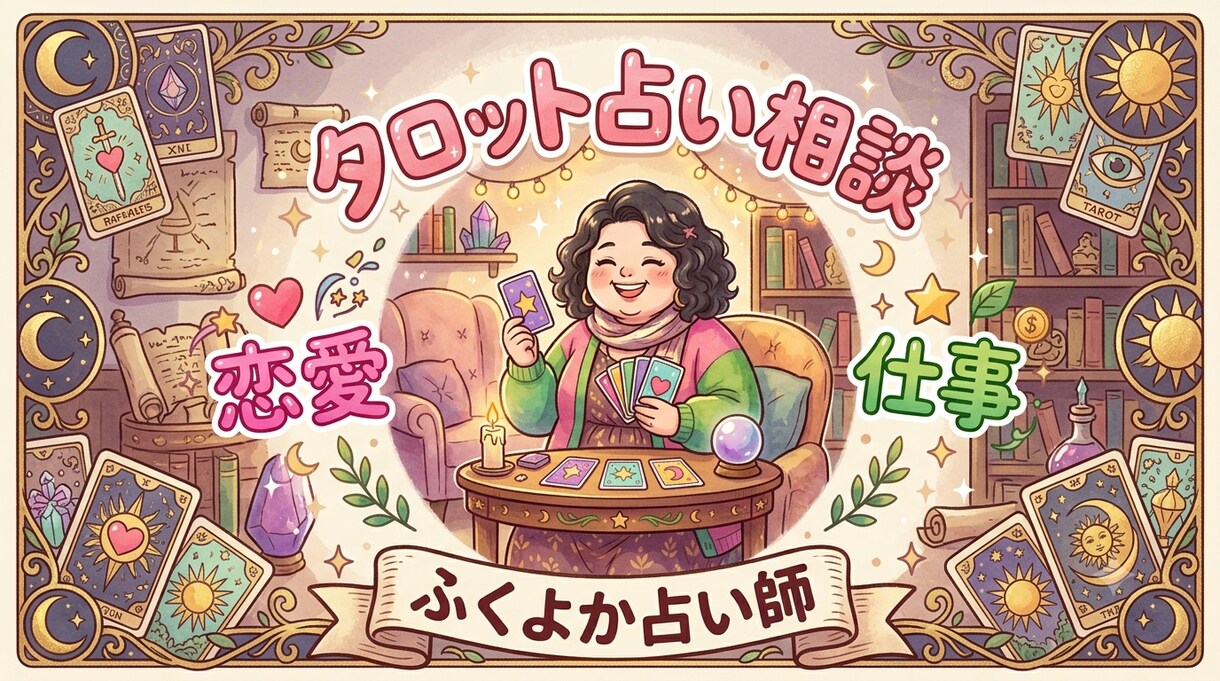 タロットを使い占いをします 迷えるあなたの道しるべタロットカードが答えを教えてくれます イメージ1