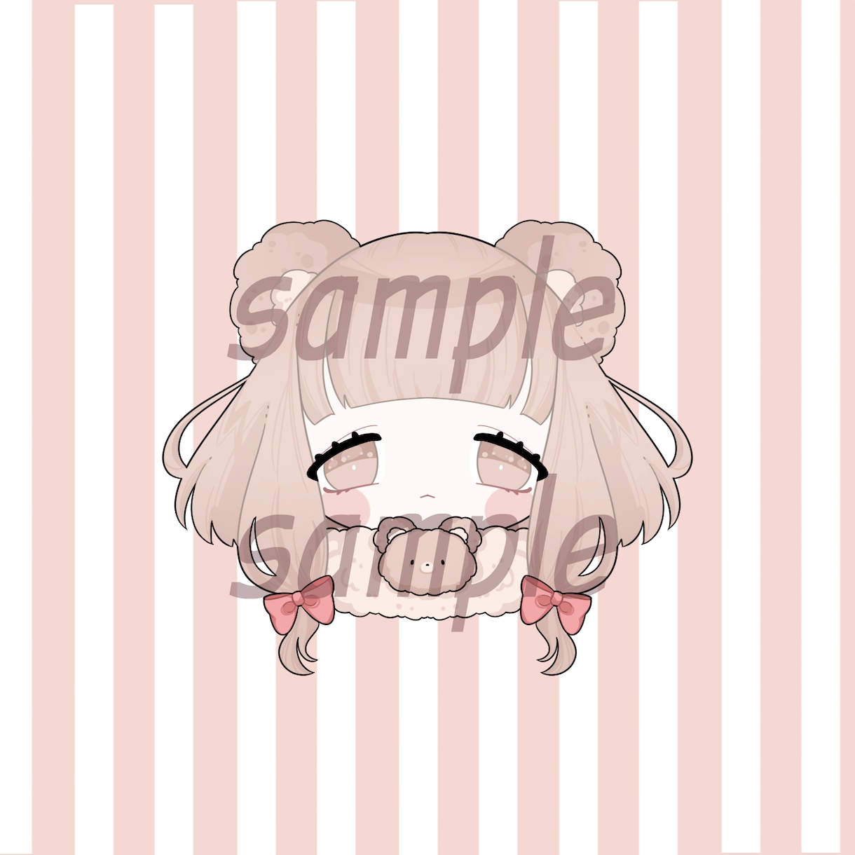SNS等のアイコン制作致します ふわふわしたかわいい絵柄で描きます！ イメージ1