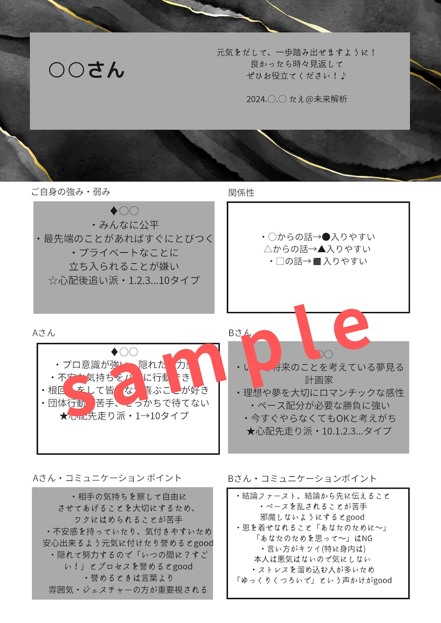 統計学で人間関係のお悩みサポートします 生年月日から紐解き、モヤモヤする人間感覚を統計学で解決！ イメージ2