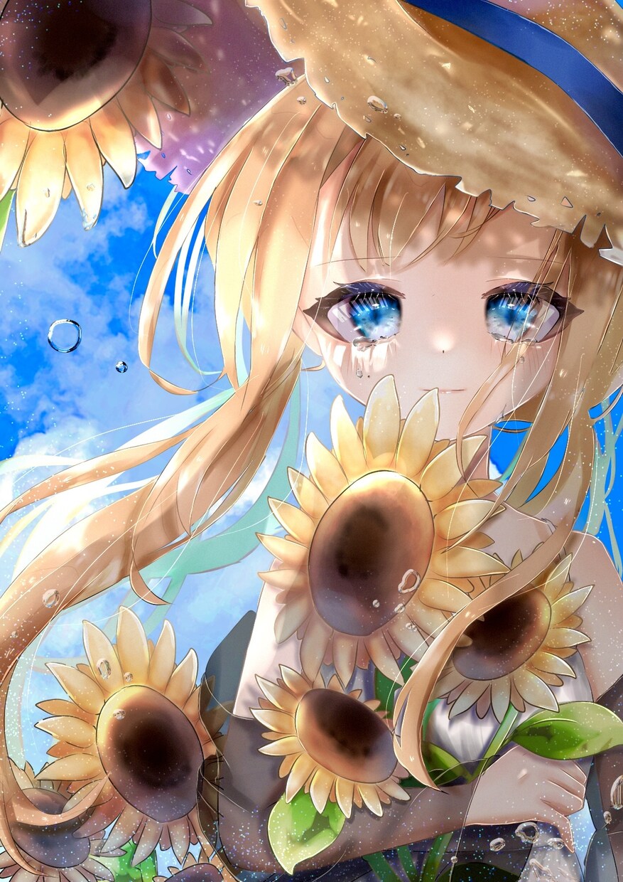キャラクターデザイン 二次元創作を描きます 透明感のあるイラストを描くのが得意です。 イメージ2