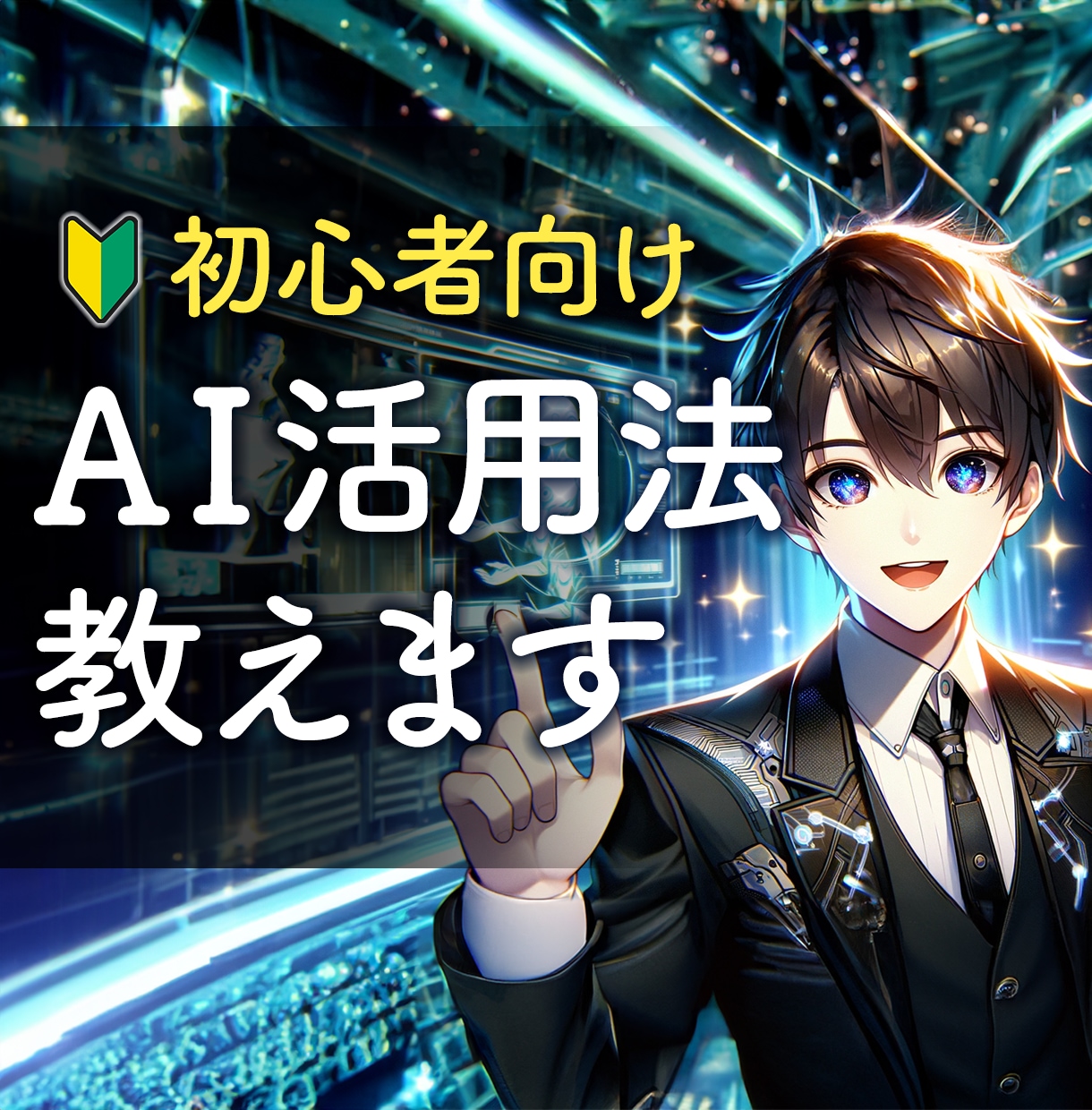 初心者向けのAI活用法を教えます AIデザイナーが最新AI活用法をわかりやすく解説します イメージ1