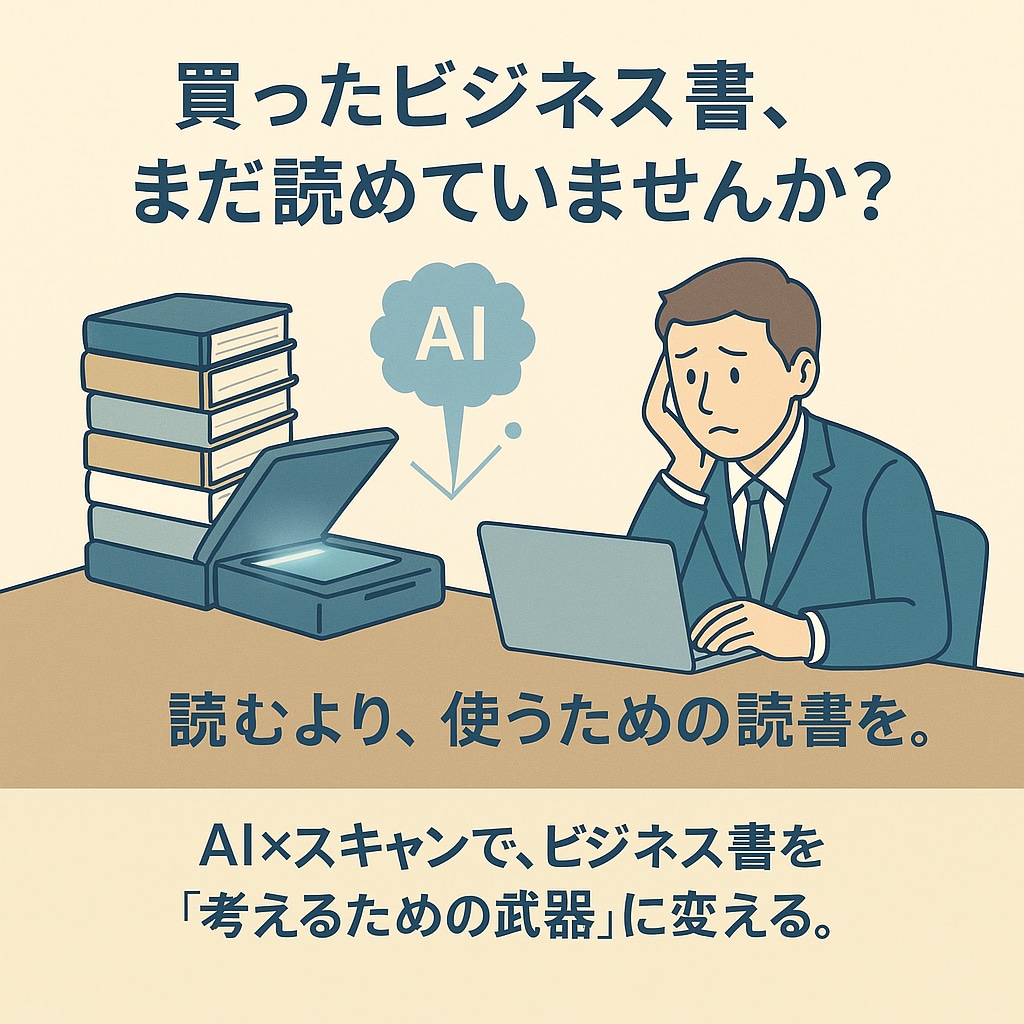 積読ビジネス書をAI要約。15分で読める形にします あなたの「読む時間」を「未来の成果」に変える イメージ1