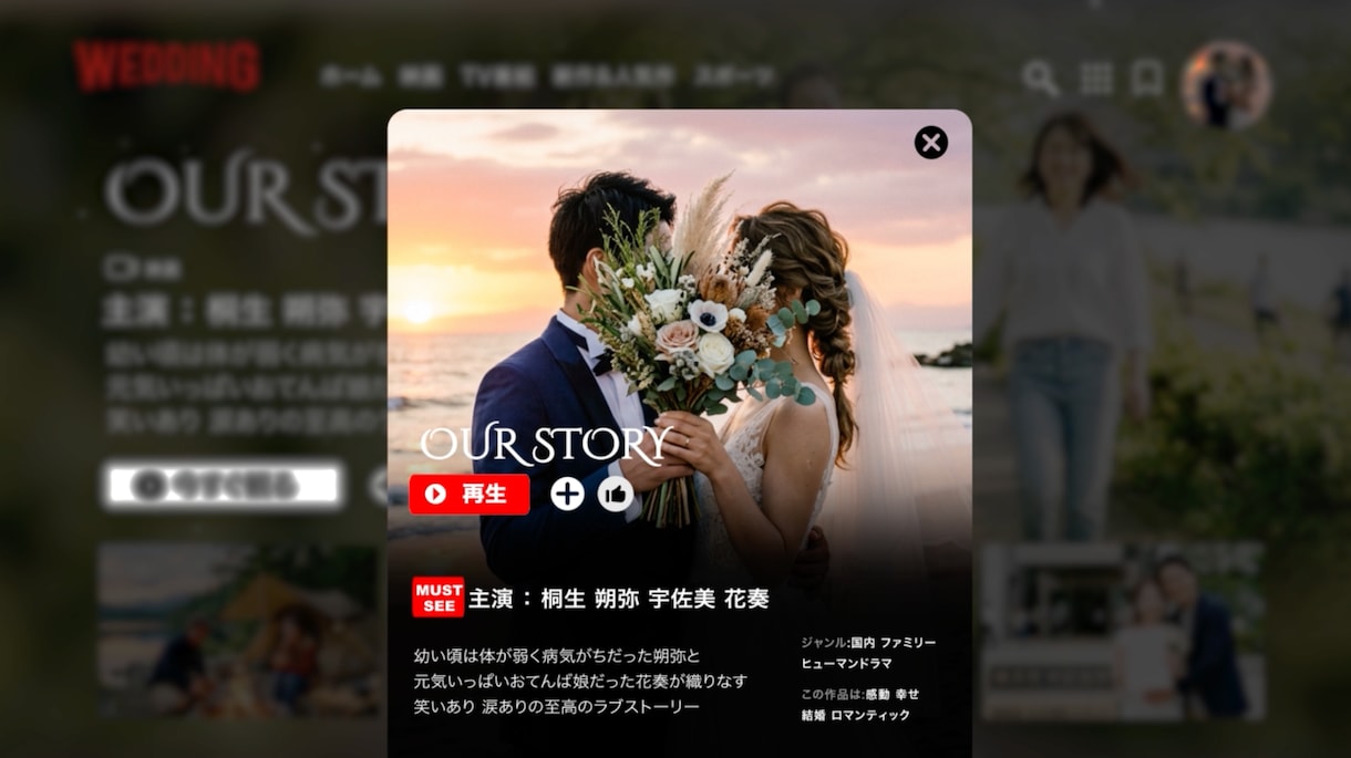 Netflix！映画風プロフィールムービー作ります オーダーメイドで仕上げる唯一無二の動画です[Soranji] イメージ3