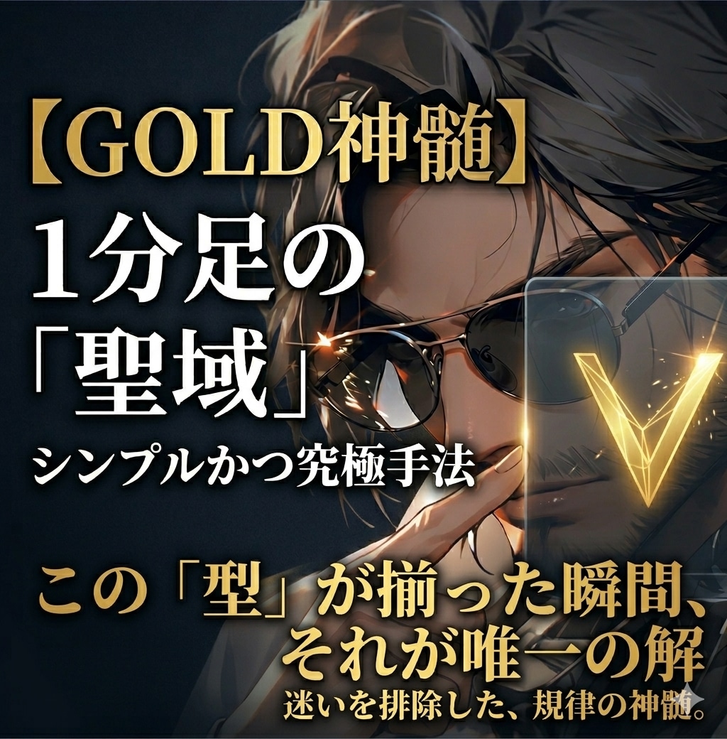 1分足の聖域！GOLDスキャル手法を教えます 相場のノイズを確信に変える。「神髄」ロジックとインジケーター イメージ1