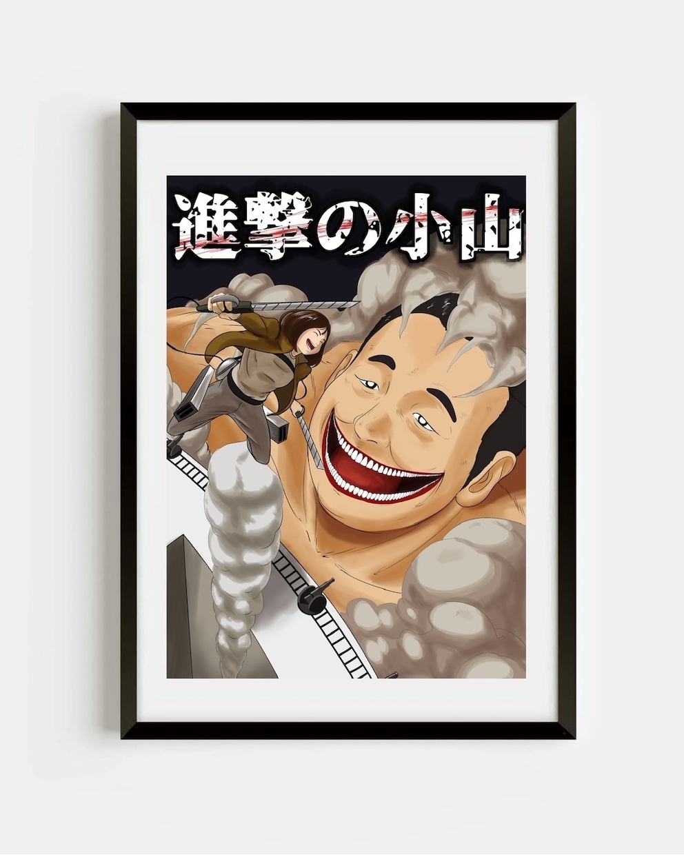 進撃の巨人風に似顔絵ウェルカムボード制作します お好きなアニメ、漫画作品で似顔絵ウェルカムボード制作 イメージ1