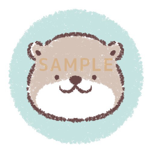 かわいい動物（顔のみ）の手描きアイコンを制作します シンプルに動物の正面顔のみ！SNSアイコンにいかがですか？ イメージ4