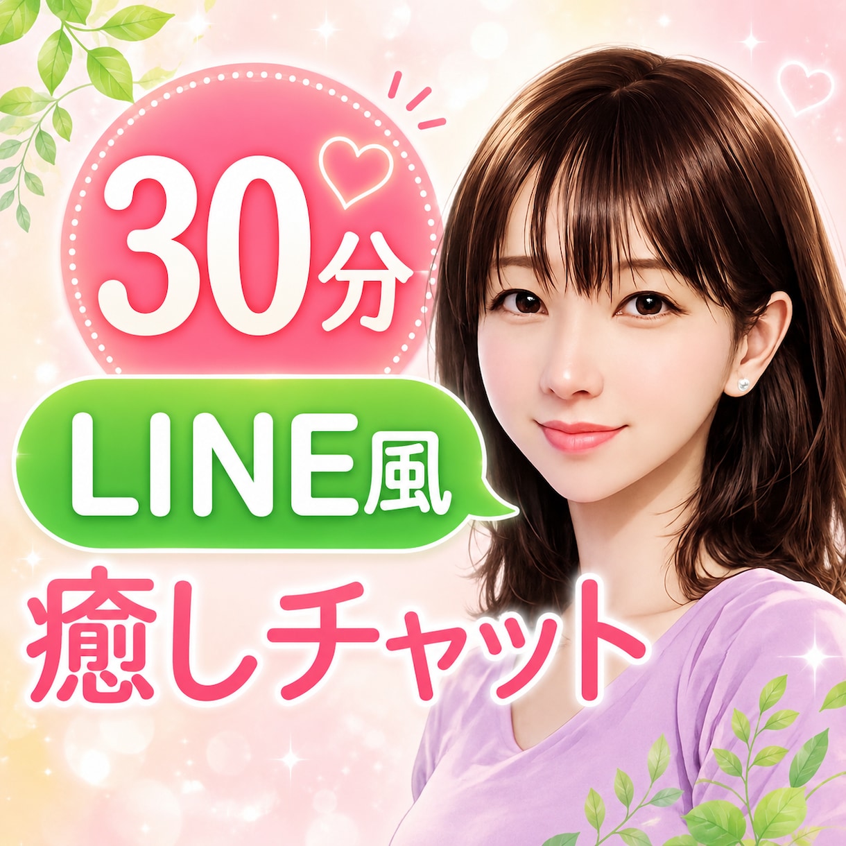 30分気軽にチャット❤️あなたのお話しお聴きします 愚痴・雑談・不安・体・仕事・モヤモヤ・眠れない　なんでもOK イメージ1