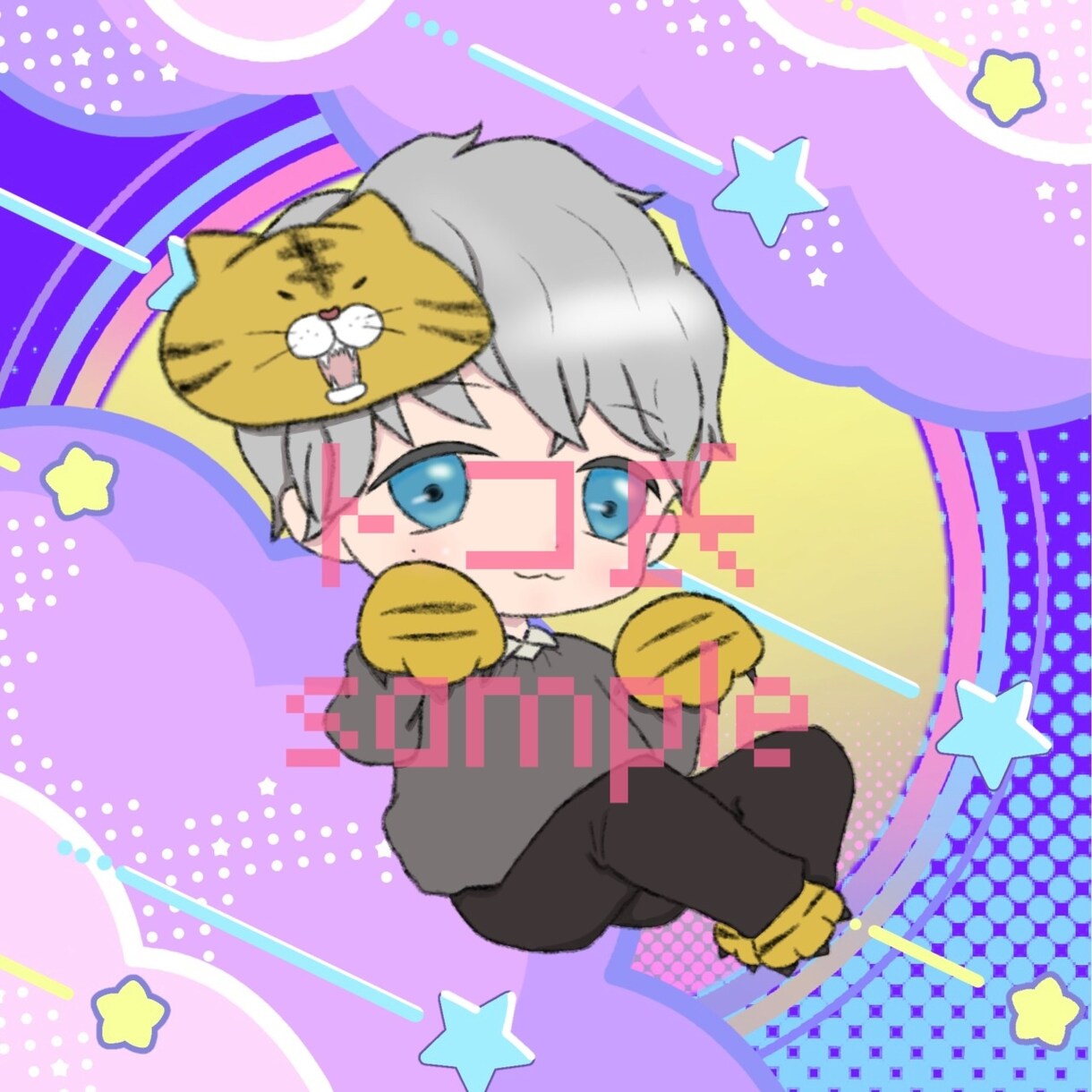 SNS等のアイコン作成します 好きな雰囲気やイメージに合わせて描きます♡多数実績あり◎ イメージ1