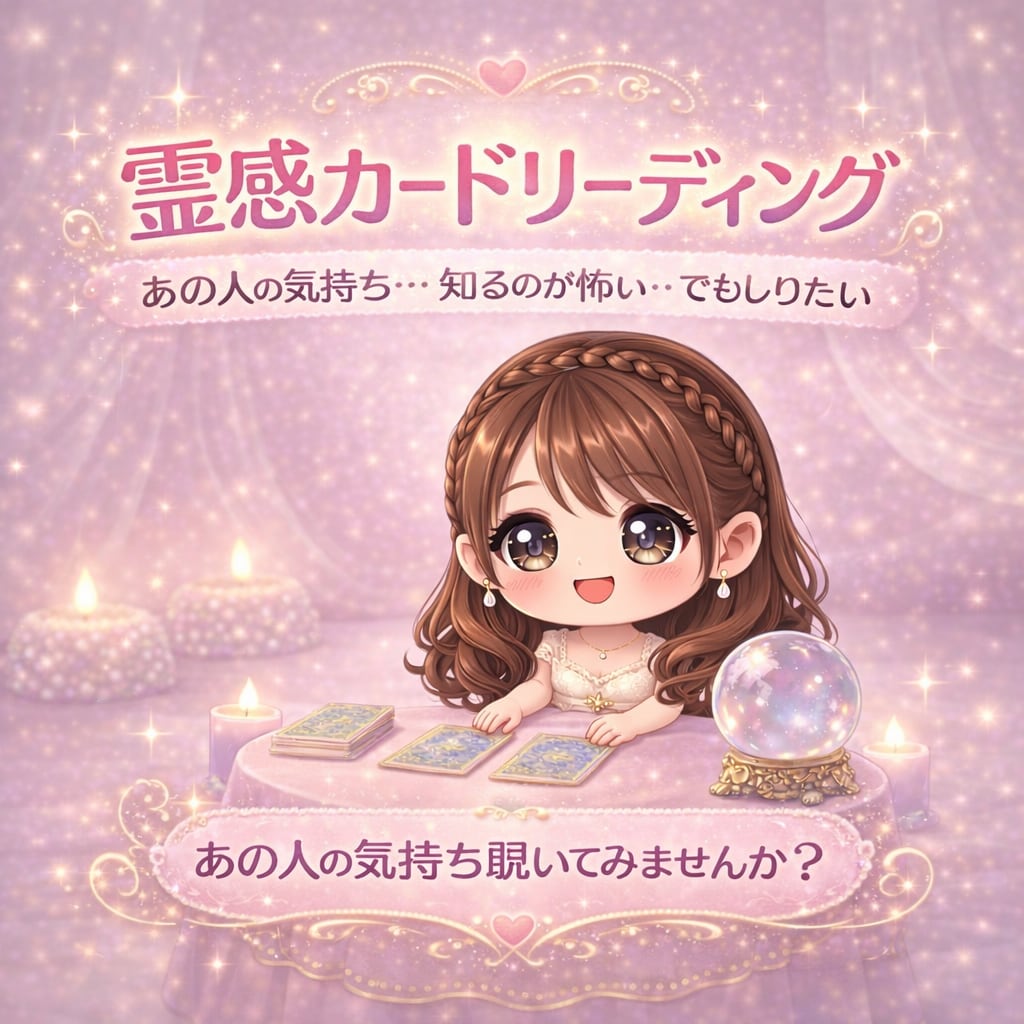 心の奥を開けてみます 禁断の恋も暴く霊視×カード占い イメージ1
