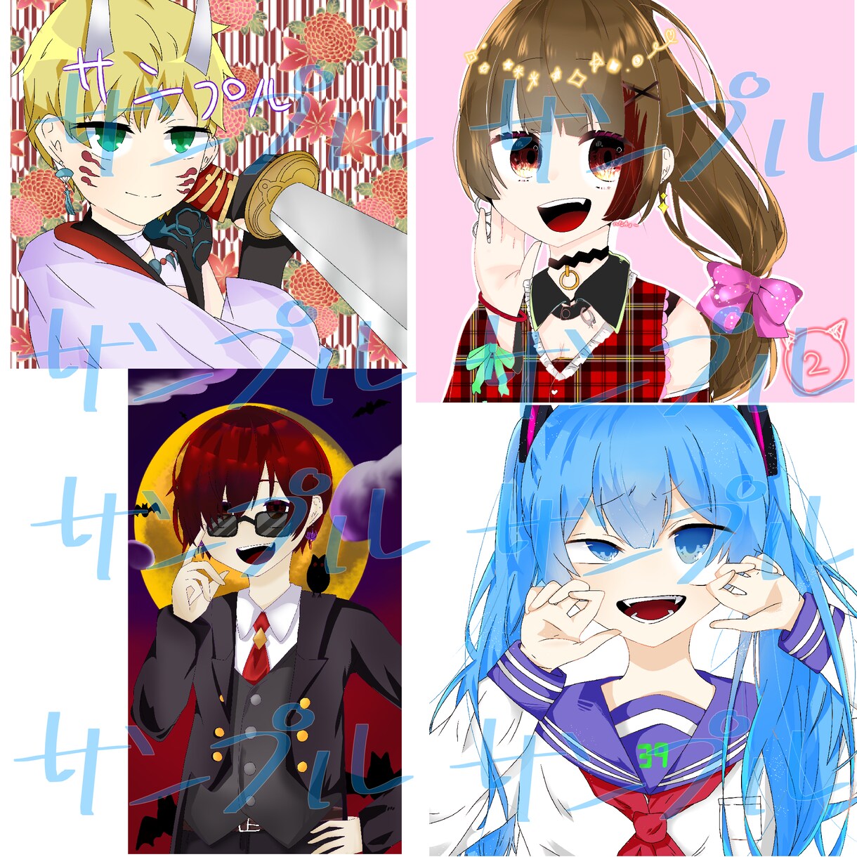 イラスト作成★目にとまる可愛い立ち絵を描きます 貴方だけの可愛らしい立ち絵を作成させていただきます！ イメージ5
