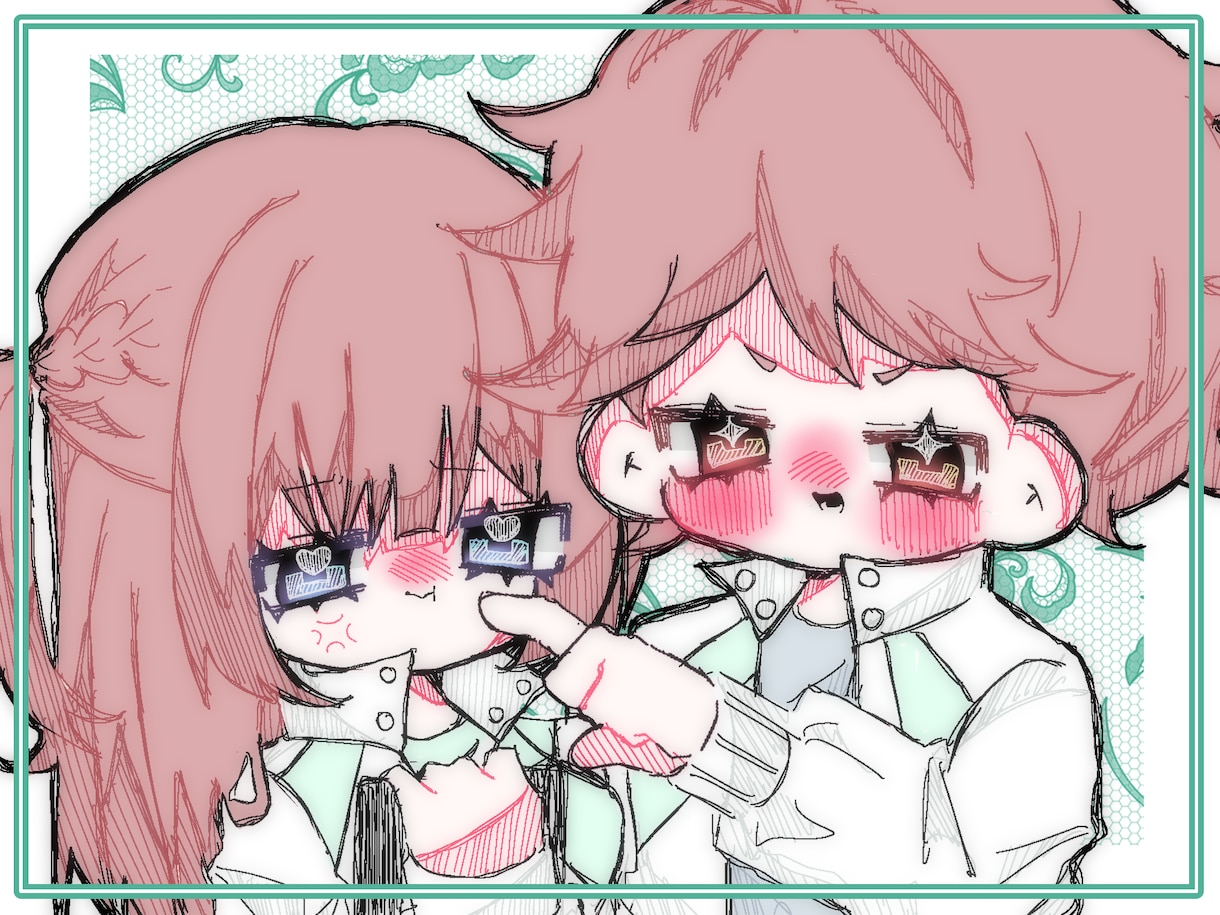 可愛いイラストを描きます ピンク雰囲気の可愛いイラストを描きます イメージ2