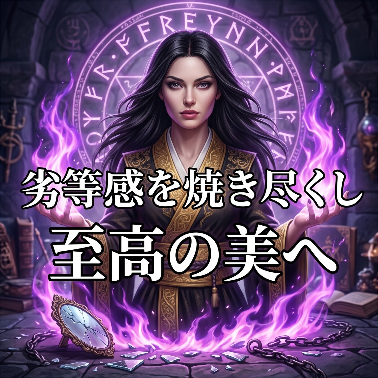 ドス黒い情念を至高の美へ錬成し絶対的な魔女にします 絶望の連鎖を完全に破壊し、美しき絶対魔女へと覚醒せよ イメージ15