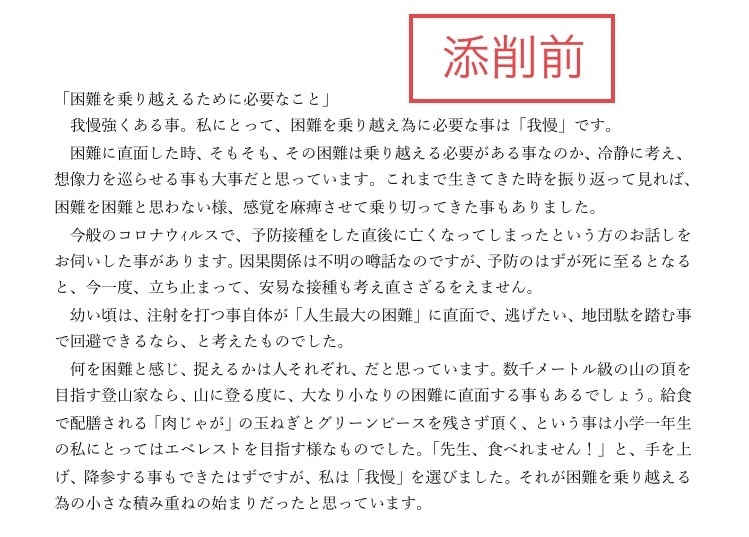 驚くほど見違える！公務員試験ES、小論文添削します 【元人事が添削】面接カード・エントリシートもOK! イメージ2