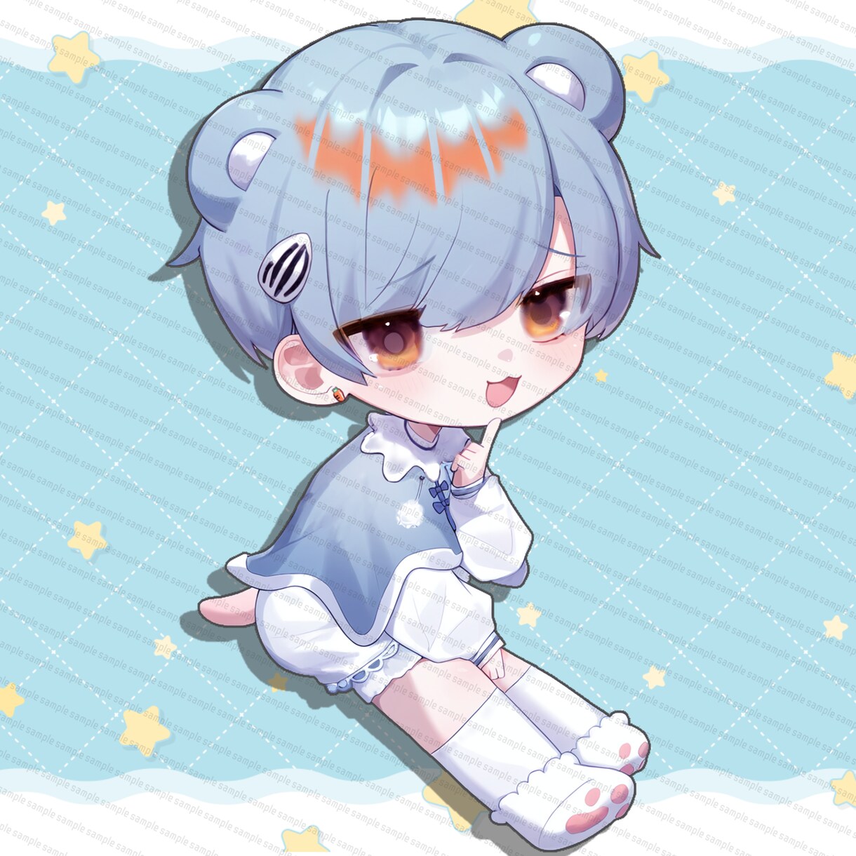 即日納品可能★ かわいいSDイラスト制作します かわいいSDキャラで活動を更に魅力的に！実績有安心クオリティ イメージ1