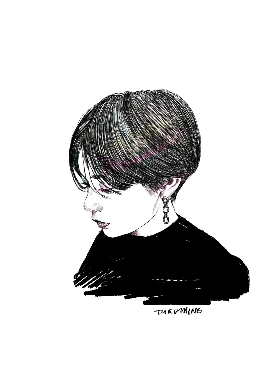SNSアイコン等におすすめの似顔絵描きます グラフィックデザイナーがおしゃれな似顔絵描きます イメージ5