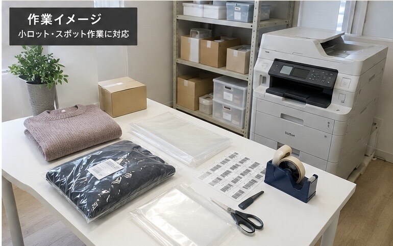 小ロットEC商品の検品・軽作業を代行します 検品・ラベル印刷・袋詰めまでまとめて対応 イメージ4