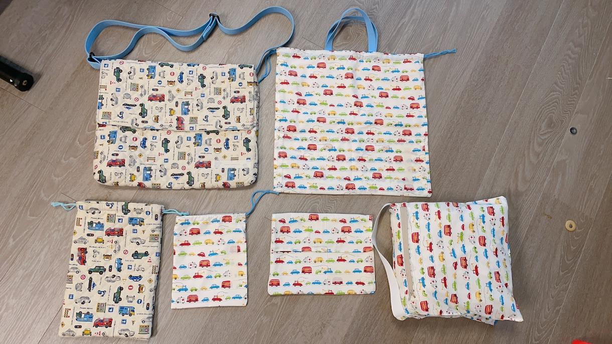 入園・入学グッズ作ります 通園バッグや布団カバーなどご希望に合わせて制作します！ イメージ2