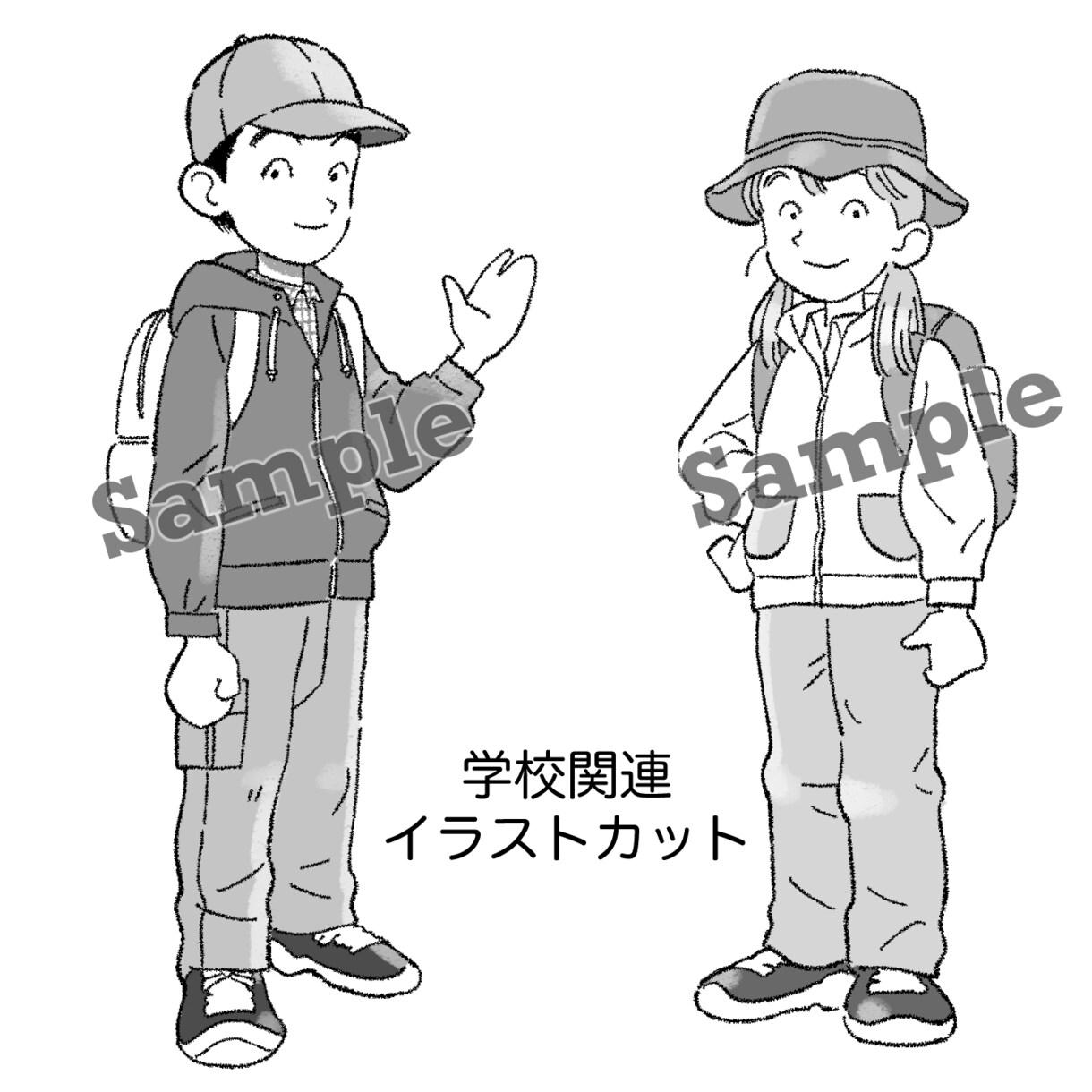 アナログ風なイラストを描きます 素材メインなイラストカットを描きます。 イメージ6
