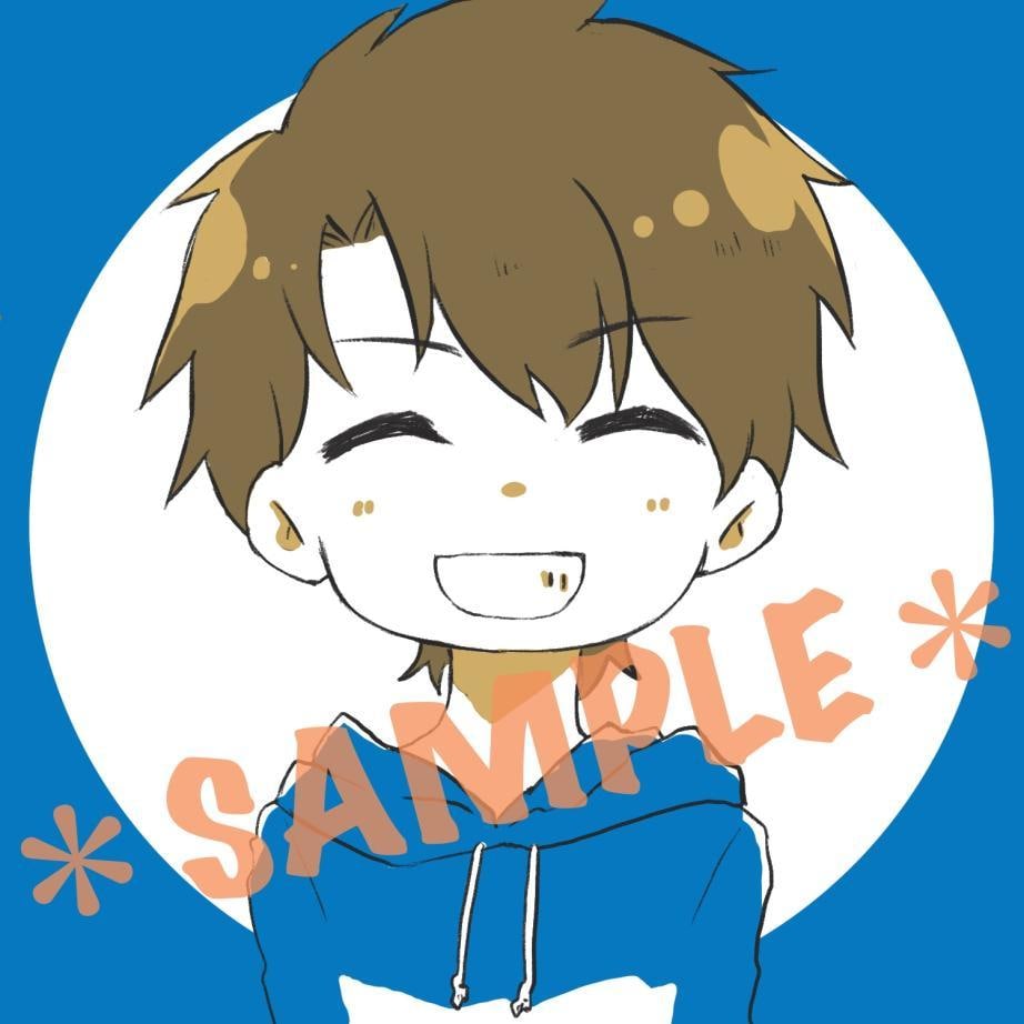 シンプル可愛い♪あなただけの単色アイコン作成します オリジナルやキャラデザOK★短納期も可能です★ イメージ2